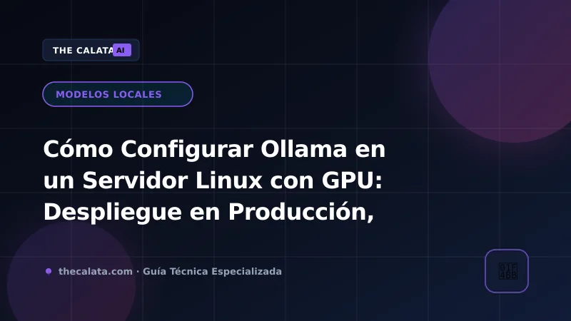 Arquitectura de despliegue seguro de Ollama en Linux con servicio systemd, proxy inverso Nginx y autenticación